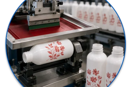 Silkscreen Printing for Plastic Bottles