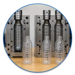 Single or Double Cavity Plastic Bottle Production