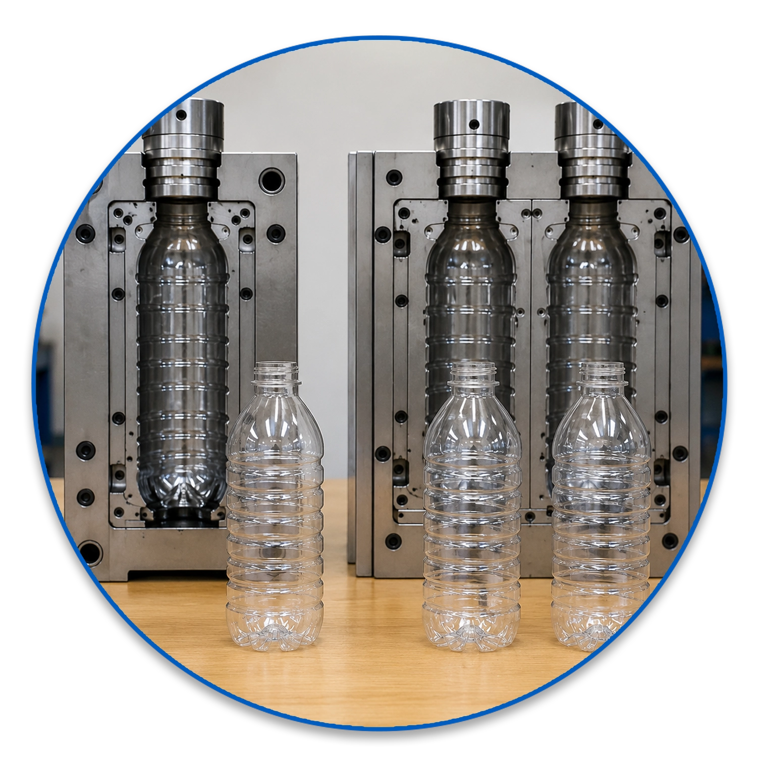 Single_Double_Cavity Single or Double Cavity Plastic Bottle Production