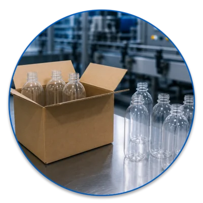 Low Minimum Order Quantity for Plastic Bottles