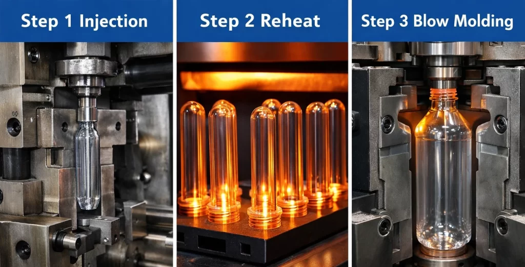 Injection Blow Molding Steps