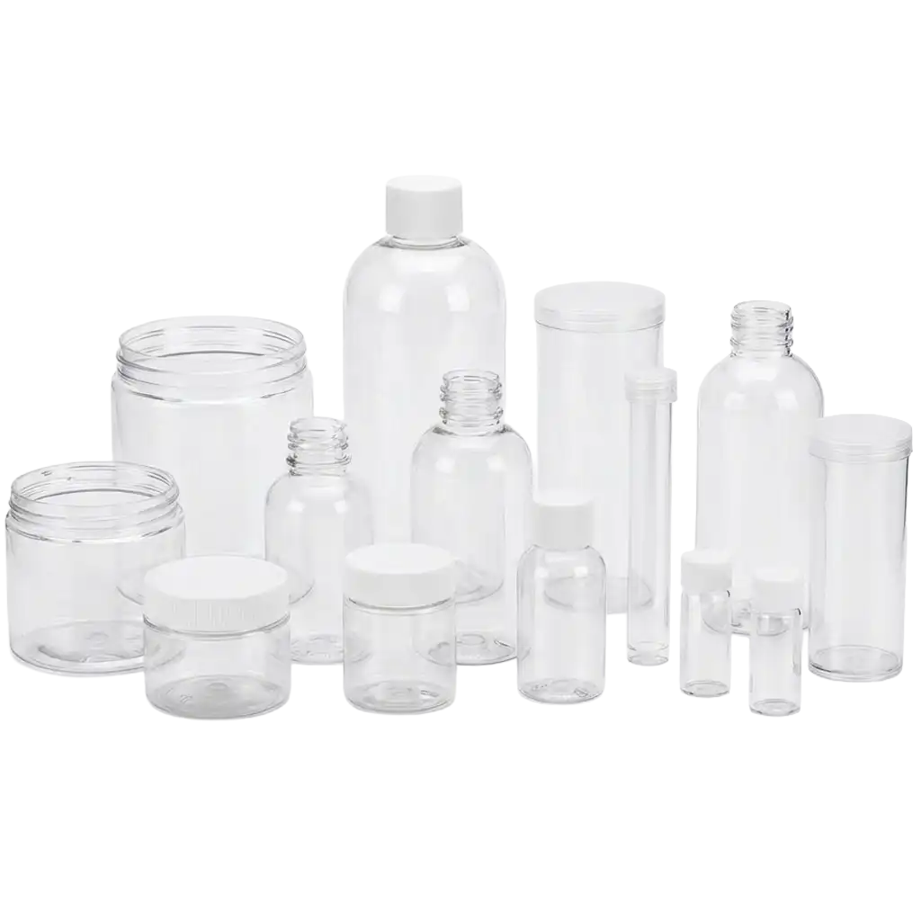 a variety of different oil testing analysis PET Bottles