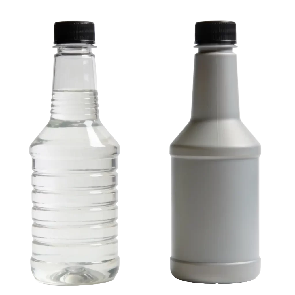 PET vs HDPE Automotive Additive Bottles