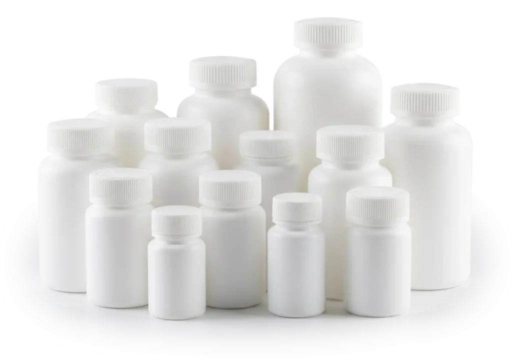 Pharmaceutical and Supplement Bottle Assorted Sizes