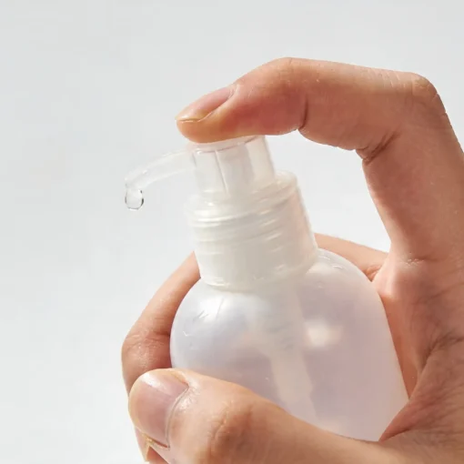 cosmetic hdpe bottle with pump